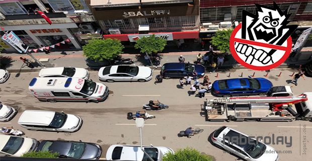 AMBULANSLA OTOMOBİL KAZA YAPTI!