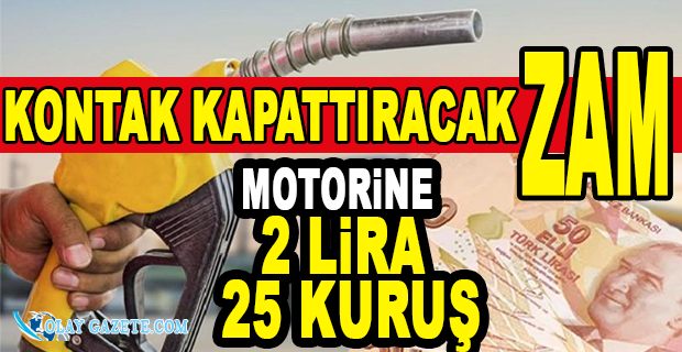 BENZİN VE MOTORİNİN FİYATI BU GECE YİNE ARTACAK!