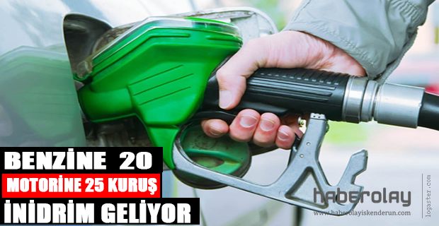 Benzine 20 kuruş indirim