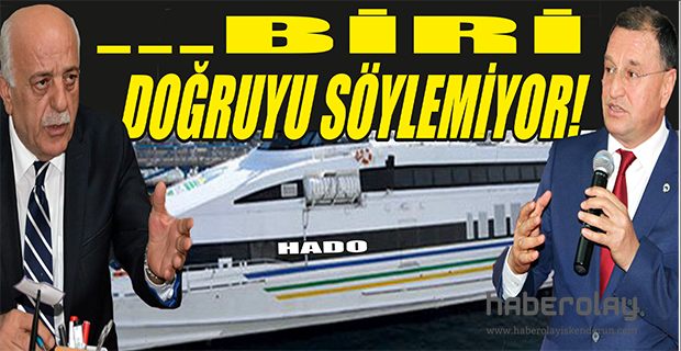 ...BİRİ  DOĞRUYU SÖYLEMİYOR!