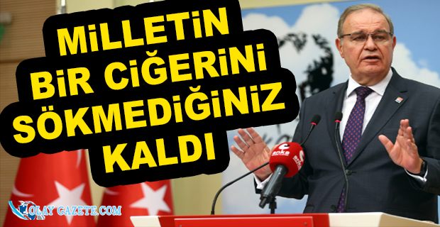 CHP SÖZCÜSÜ ÖZTRAK: SİZ ‘YETER NEDİR’ BİLİR MİSİNİZ?