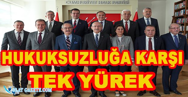 CHP’Lİ BELEDİYE BAŞKANLARINDAN ORTAK BİLDİRİ