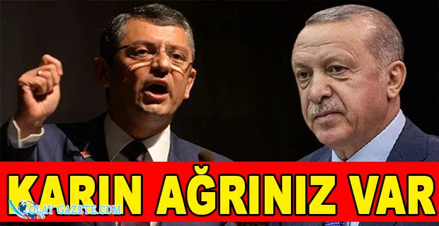 CHP’Lİ ÖZEL’DEN ERDOĞAN’A YANIT