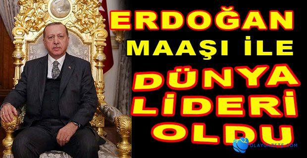 DEVLET BAŞKANLARININ MAAŞLARI