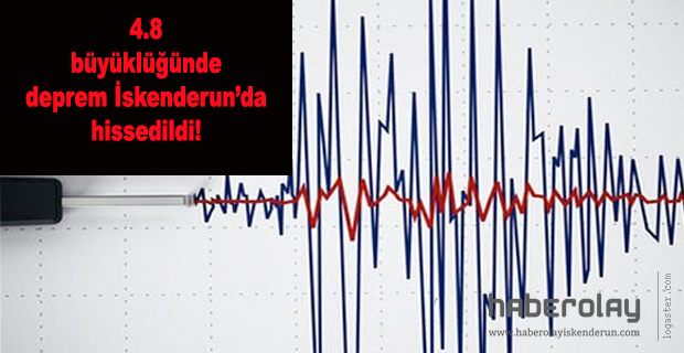 Doğu Akdeniz’de 4.8 büyüklüğünde deprem!