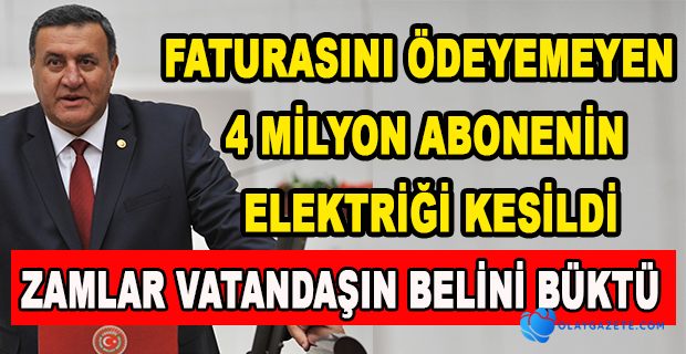  EKONOMİK KRİZİN FATURASI KABARIK