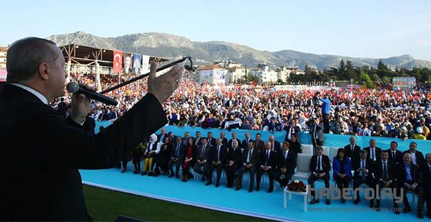 Erdoğan Ak Parti Hatay İl Kongresine Katıldı