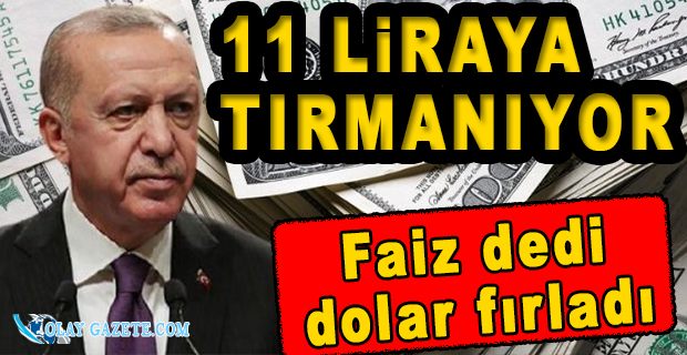 ERDOĞAN FAİZ İLE İLGİLİ KONUŞTU DOLAR FIRLADI