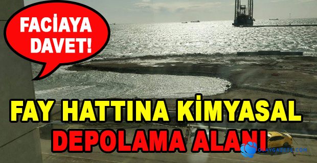 FAY HATTINDAKİ DOLGU ALANA KİMYASAL DEPO