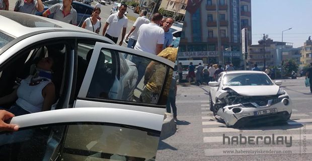 GELİŞİM HASTANESİ KAVŞAĞINDA KAZA 