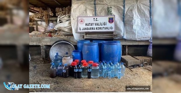 HATAY’DA YILBAŞI ÖNCESİ SAHTE İÇKİ OPERASYONU