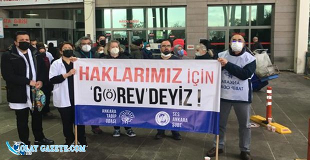 HEKİMLER, ÖZLÜK HAKLARI VE SAĞLIKLI ÇALIŞMA ŞARTLARI İÇİN GREVDE