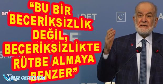 KARAMOLLAOĞLU: İKTİDAR, 19 YILDA TUTARLI BİR EĞİTİM POLİTİKASI OLUŞTURAMADI