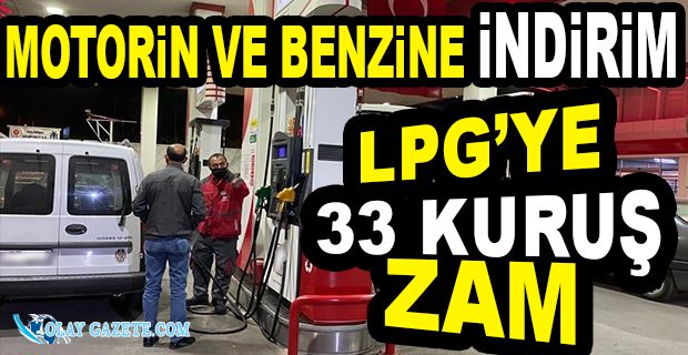 MOTORİN-BENZİNDE İNDİRİM