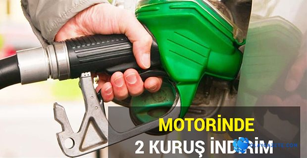 MOTORİNDE 2 KURUŞ İNDİRİM