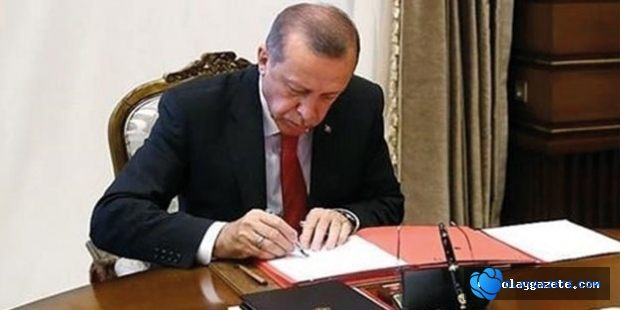 RESMİ GAZETE YAYINLANDI: ERDOĞAN