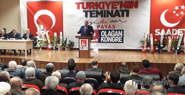 SAADET PARTİSİ PAYAS İLÇE BAŞKANLIĞI’NDA BAYRAK DEĞİŞİMİ 
