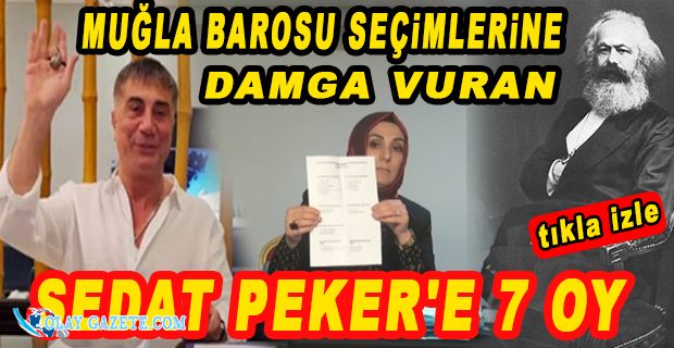 SEÇİMLERDE SEDAT PEKER