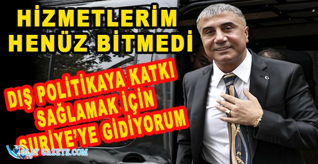 SEDAT PEKER:GİDECEĞİ ÜLKEYİ AÇIKLADI