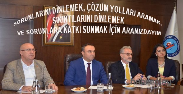 SORUNLARA KATKI SAĞLAMAK İÇİN ARANIZDAYIM 