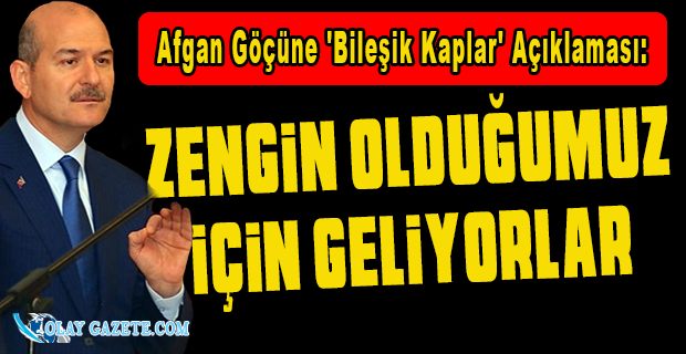 SOYLU, AFGAN GÖÇÜNÜ 