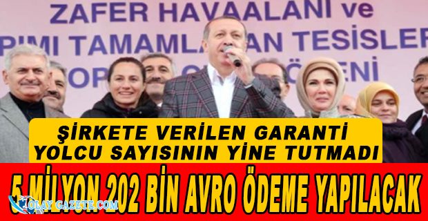 ZAFER HAVALİMANI ZARAR REKORUNU KIRDI 